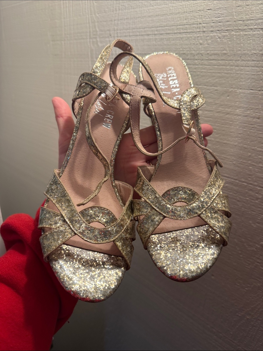 Chelsea Crew Black Label Marcella Gold Heel